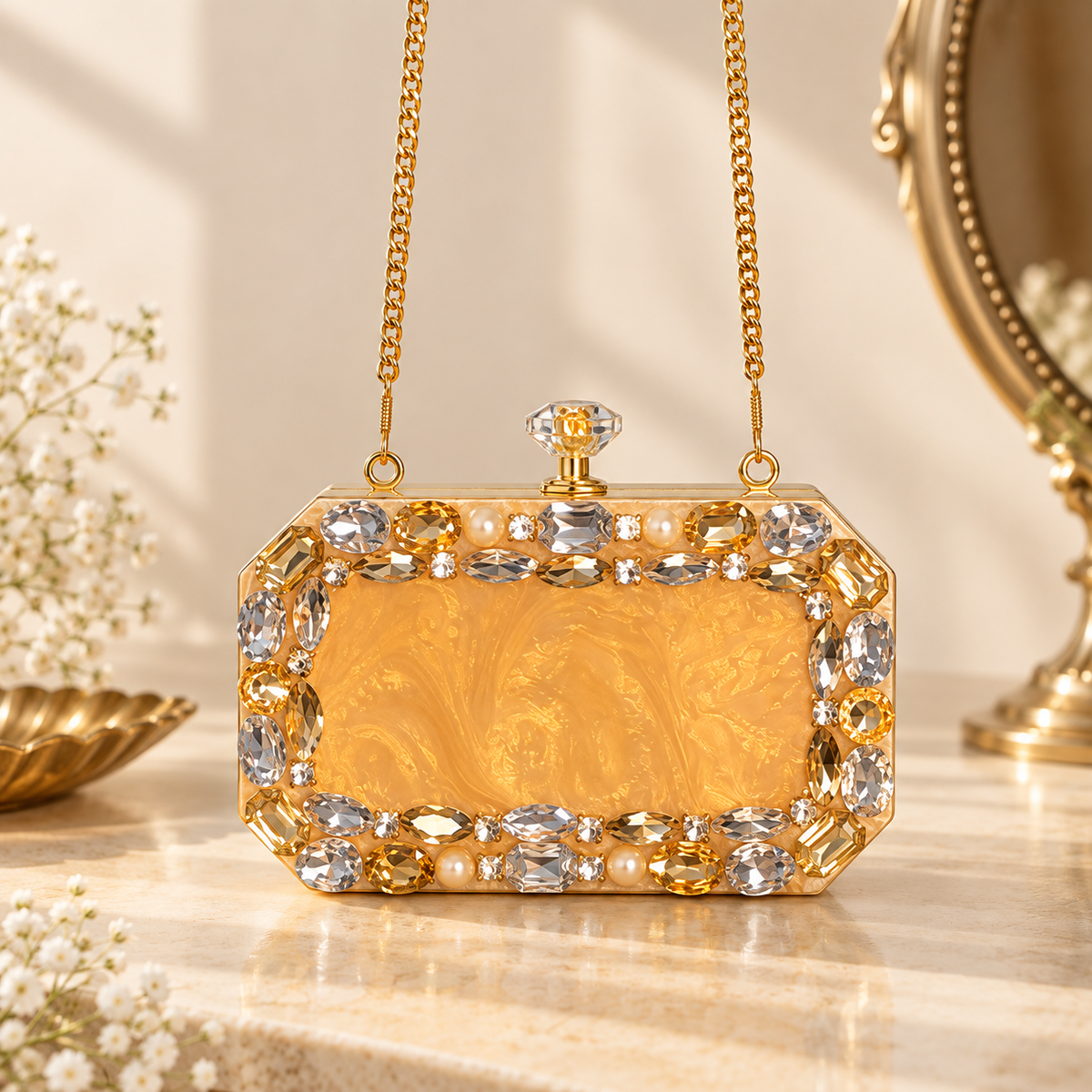 Mini Crystal Clutch