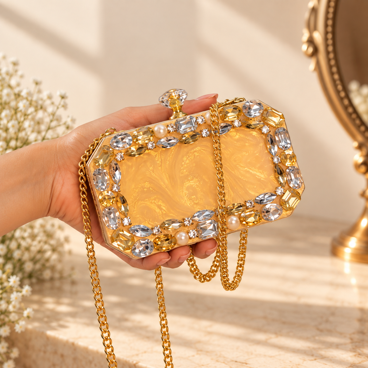 Mini Crystal Clutch