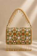 Aaina Handbag – Gold