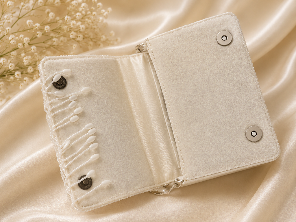 Aaina Handbag – White
